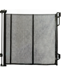 Traphek oprolbaar - zwart - 140 cm